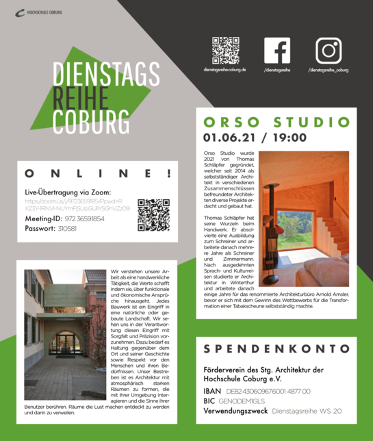 Vortrag Hochschule Coburg