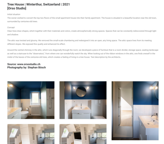 Publikation Baumhaus auf The Radical Project